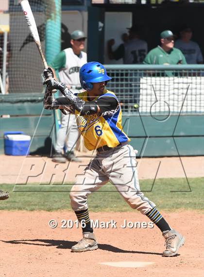 Thumbnail 1 in San Pasqual Valley vs. Phoenix Christian (Salt River/Chandler Prep Tournament) photogallery.