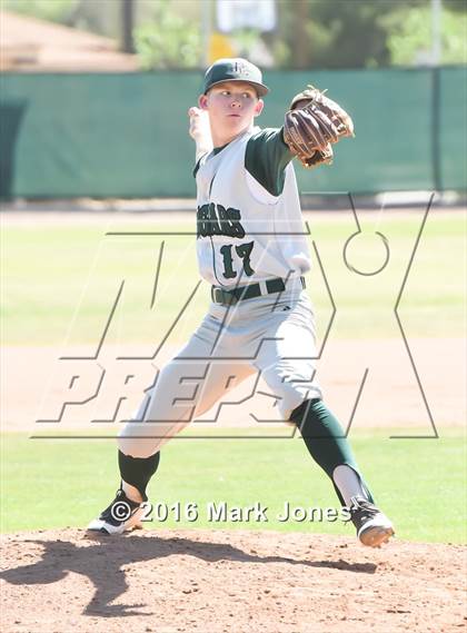 Thumbnail 3 in San Pasqual Valley vs. Phoenix Christian (Salt River/Chandler Prep Tournament) photogallery.