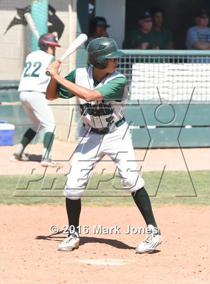 Thumbnail 3 in San Pasqual Valley vs. Phoenix Christian (Salt River/Chandler Prep Tournament) photogallery.