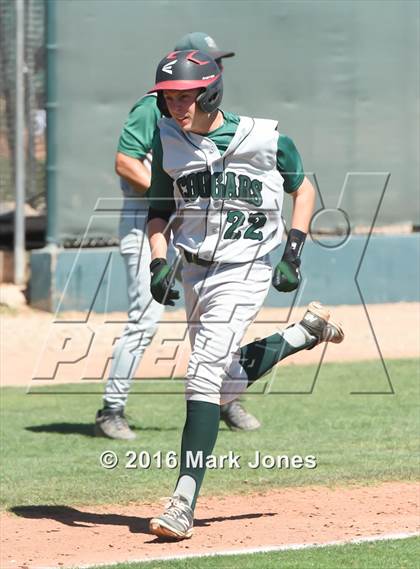 Thumbnail 3 in San Pasqual Valley vs. Phoenix Christian (Salt River/Chandler Prep Tournament) photogallery.