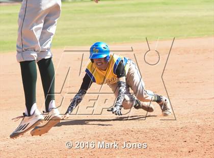 Thumbnail 3 in San Pasqual Valley vs. Phoenix Christian (Salt River/Chandler Prep Tournament) photogallery.