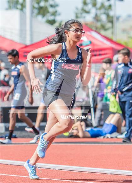 Thumbnail 2 in MVAL Track and Field Championships (Day 1-Fr. So. Girls Track Events) photogallery.