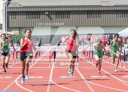 Thumbnail 2 in MVAL Track and Field Championships (Day 1-Fr. So. Girls Track Events) photogallery.