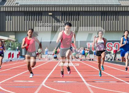 Thumbnail 1 in MVAL Track and Field Championships (Day 1-Fr. So. Girls Track Events) photogallery.