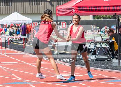 Thumbnail 2 in MVAL Track and Field Championships (Day 1-Fr. So. Girls Track Events) photogallery.