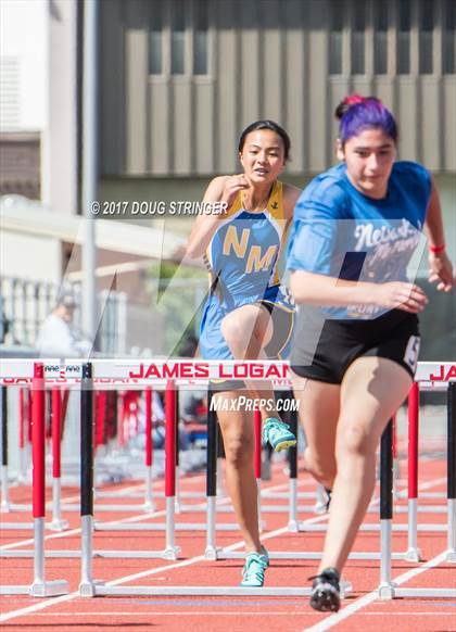 Thumbnail 1 in MVAL Track and Field Championships (Day 1-Fr. So. Girls Track Events) photogallery.