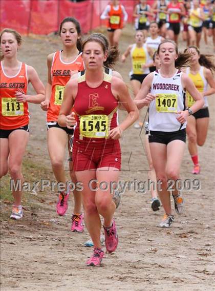 Thumbnail 1 in CIF State Cross Country Championships (D2 Girls) photogallery.