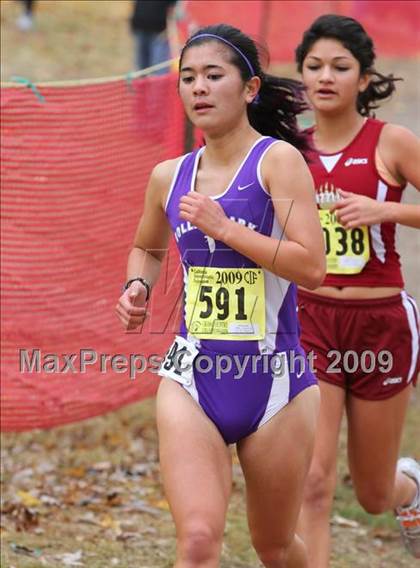 Thumbnail 1 in CIF State Cross Country Championships (D2 Girls) photogallery.