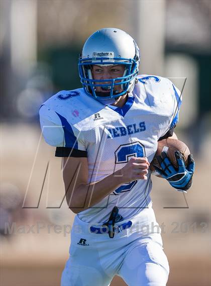 Thumbnail 3 in Kanab vs. Rich (UHSAA 1A Semifinal) photogallery.