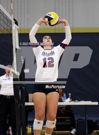 Thumbnail 3 in Callisburg vs. Calvary Academy  (Denison Invitational Showcase) photogallery.