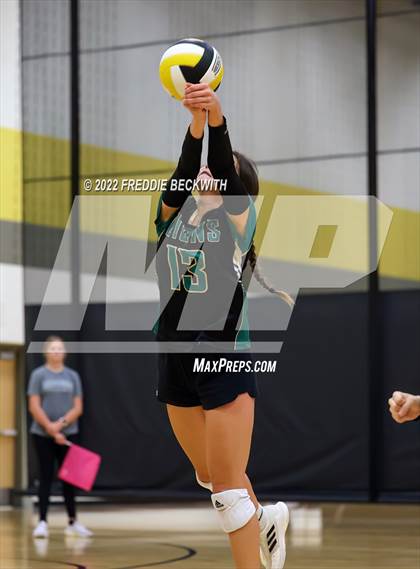 Thumbnail 3 in Callisburg vs. Calvary Academy  (Denison Invitational Showcase) photogallery.