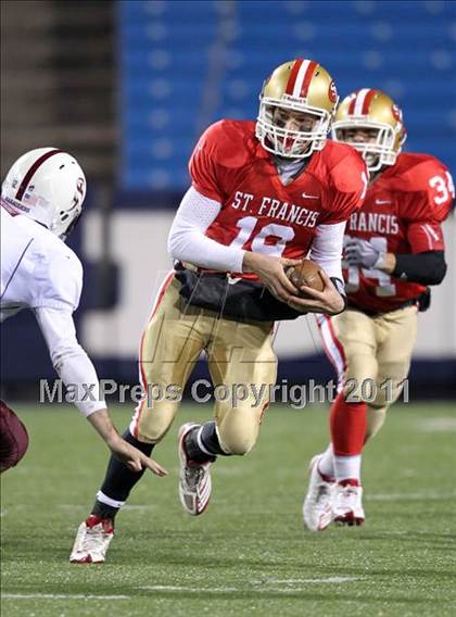 Thumbnail 1 in St. Joseph's Collegiate vs. St. Francis (Monsignor Martin Class AA Final) photogallery.