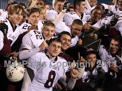 Thumbnail 3 in St. Joseph's Collegiate vs. St. Francis (Monsignor Martin Class AA Final) photogallery.