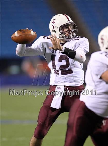 Thumbnail 2 in St. Joseph's Collegiate vs. St. Francis (Monsignor Martin Class AA Final) photogallery.