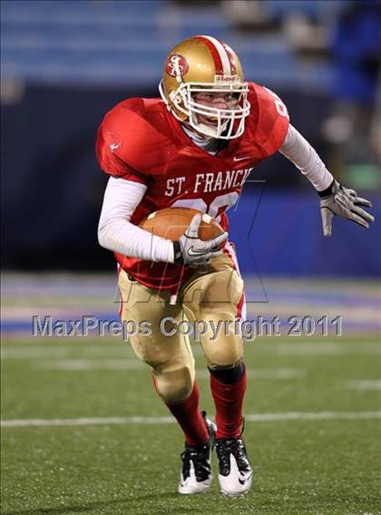 Thumbnail 3 in St. Joseph's Collegiate vs. St. Francis (Monsignor Martin Class AA Final) photogallery.
