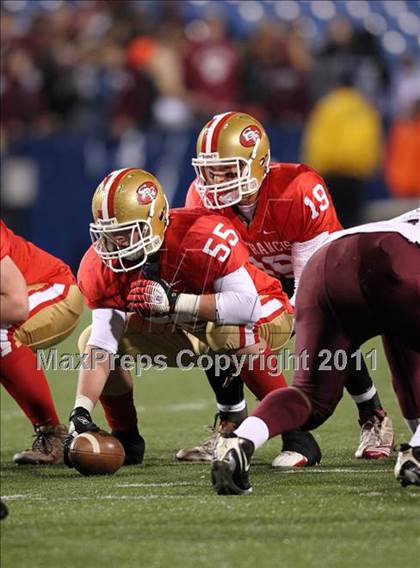 Thumbnail 2 in St. Joseph's Collegiate vs. St. Francis (Monsignor Martin Class AA Final) photogallery.