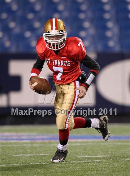 Thumbnail 3 in St. Joseph's Collegiate vs. St. Francis (Monsignor Martin Class AA Final) photogallery.