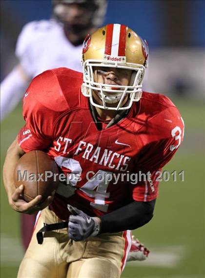 Thumbnail 2 in St. Joseph's Collegiate vs. St. Francis (Monsignor Martin Class AA Final) photogallery.