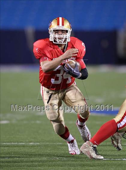 Thumbnail 1 in St. Joseph's Collegiate vs. St. Francis (Monsignor Martin Class AA Final) photogallery.