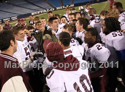 Thumbnail 1 in St. Joseph's Collegiate vs. St. Francis (Monsignor Martin Class AA Final) photogallery.