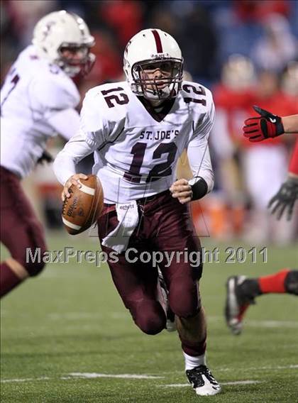 Thumbnail 2 in St. Joseph's Collegiate vs. St. Francis (Monsignor Martin Class AA Final) photogallery.