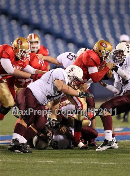 Thumbnail 3 in St. Joseph's Collegiate vs. St. Francis (Monsignor Martin Class AA Final) photogallery.