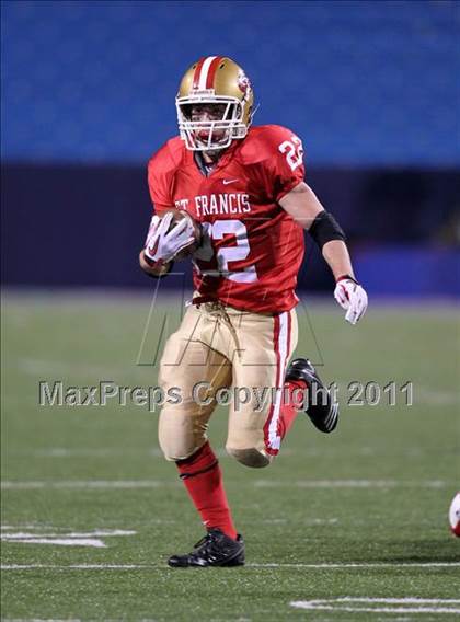 Thumbnail 1 in St. Joseph's Collegiate vs. St. Francis (Monsignor Martin Class AA Final) photogallery.