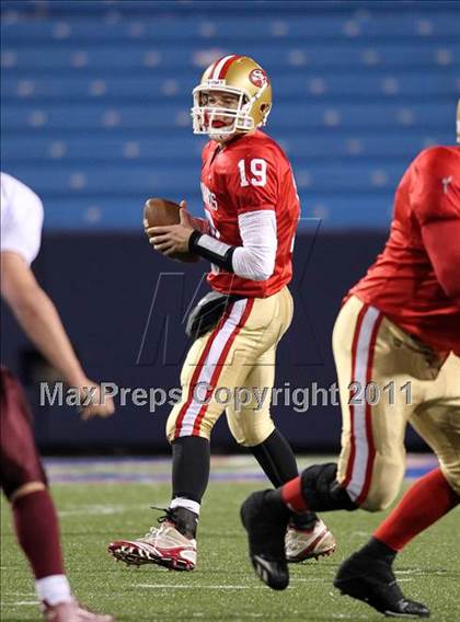 Thumbnail 1 in St. Joseph's Collegiate vs. St. Francis (Monsignor Martin Class AA Final) photogallery.