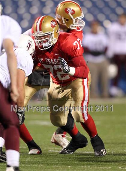 Thumbnail 3 in St. Joseph's Collegiate vs. St. Francis (Monsignor Martin Class AA Final) photogallery.