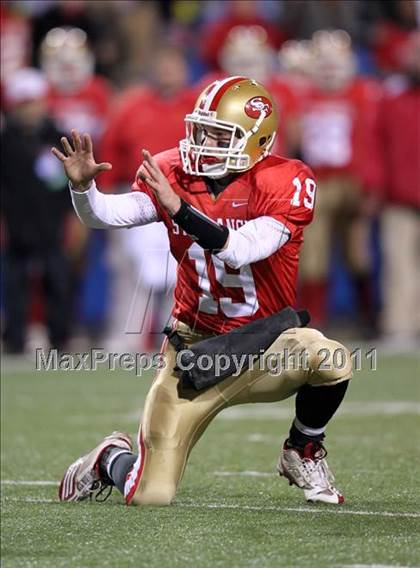 Thumbnail 3 in St. Joseph's Collegiate vs. St. Francis (Monsignor Martin Class AA Final) photogallery.