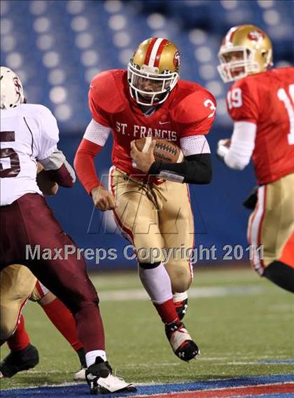 Thumbnail 3 in St. Joseph's Collegiate vs. St. Francis (Monsignor Martin Class AA Final) photogallery.
