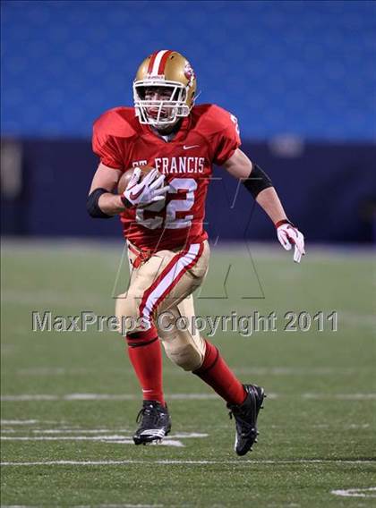 Thumbnail 2 in St. Joseph's Collegiate vs. St. Francis (Monsignor Martin Class AA Final) photogallery.
