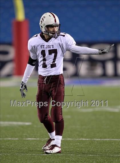 Thumbnail 2 in St. Joseph's Collegiate vs. St. Francis (Monsignor Martin Class AA Final) photogallery.