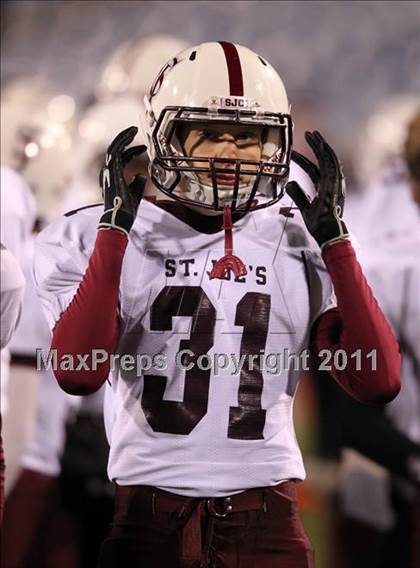 Thumbnail 3 in St. Joseph's Collegiate vs. St. Francis (Monsignor Martin Class AA Final) photogallery.