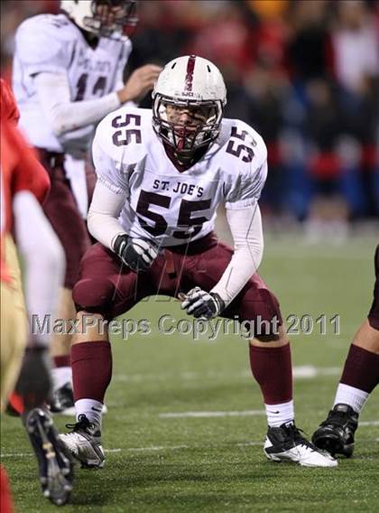 Thumbnail 1 in St. Joseph's Collegiate vs. St. Francis (Monsignor Martin Class AA Final) photogallery.