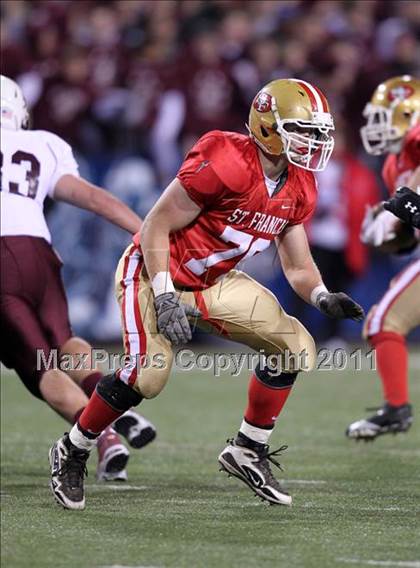 Thumbnail 2 in St. Joseph's Collegiate vs. St. Francis (Monsignor Martin Class AA Final) photogallery.