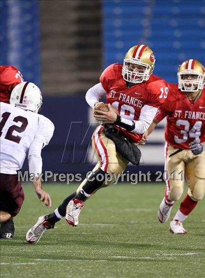 Thumbnail 3 in St. Joseph's Collegiate vs. St. Francis (Monsignor Martin Class AA Final) photogallery.