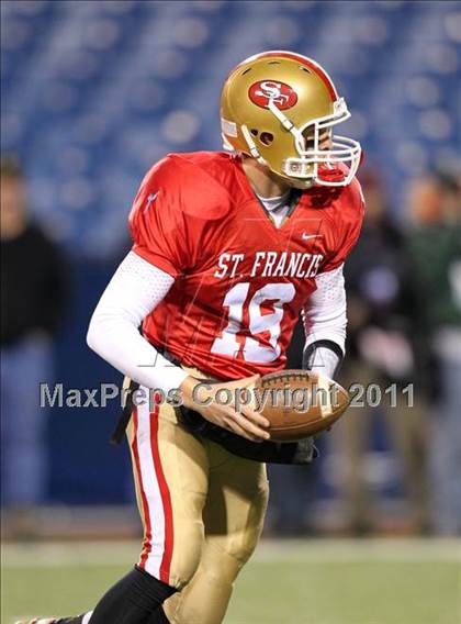 Thumbnail 2 in St. Joseph's Collegiate vs. St. Francis (Monsignor Martin Class AA Final) photogallery.