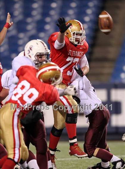 Thumbnail 3 in St. Joseph's Collegiate vs. St. Francis (Monsignor Martin Class AA Final) photogallery.