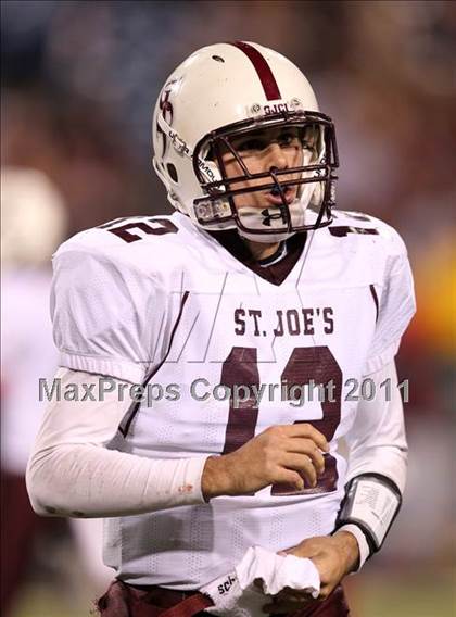 Thumbnail 1 in St. Joseph's Collegiate vs. St. Francis (Monsignor Martin Class AA Final) photogallery.