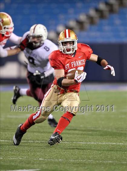 Thumbnail 3 in St. Joseph's Collegiate vs. St. Francis (Monsignor Martin Class AA Final) photogallery.