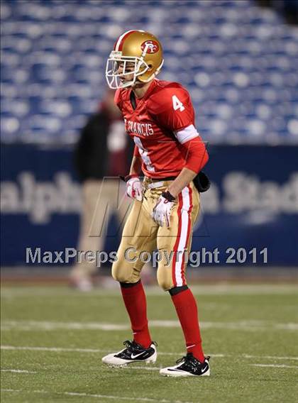 Thumbnail 1 in St. Joseph's Collegiate vs. St. Francis (Monsignor Martin Class AA Final) photogallery.