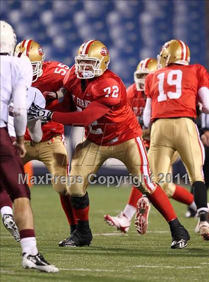 Thumbnail 1 in St. Joseph's Collegiate vs. St. Francis (Monsignor Martin Class AA Final) photogallery.
