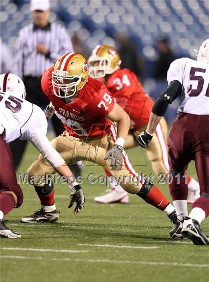Thumbnail 2 in St. Joseph's Collegiate vs. St. Francis (Monsignor Martin Class AA Final) photogallery.