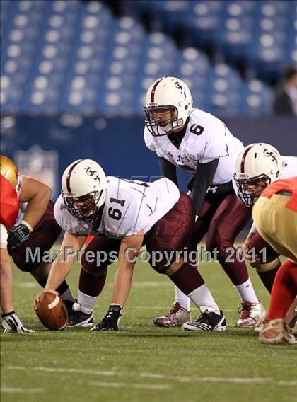 Thumbnail 3 in St. Joseph's Collegiate vs. St. Francis (Monsignor Martin Class AA Final) photogallery.