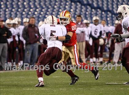 Thumbnail 3 in St. Joseph's Collegiate vs. St. Francis (Monsignor Martin Class AA Final) photogallery.