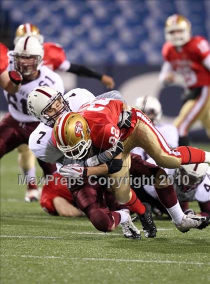 Thumbnail 2 in St. Joseph's Collegiate vs. St. Francis (Monsignor Martin Class AA Final) photogallery.