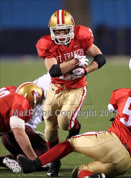 Thumbnail 3 in St. Joseph's Collegiate vs. St. Francis (Monsignor Martin Class AA Final) photogallery.
