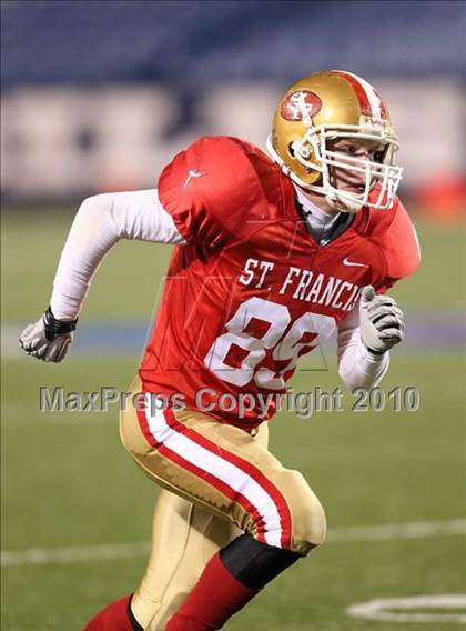 Thumbnail 2 in St. Joseph's Collegiate vs. St. Francis (Monsignor Martin Class AA Final) photogallery.