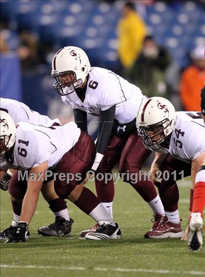 Thumbnail 1 in St. Joseph's Collegiate vs. St. Francis (Monsignor Martin Class AA Final) photogallery.